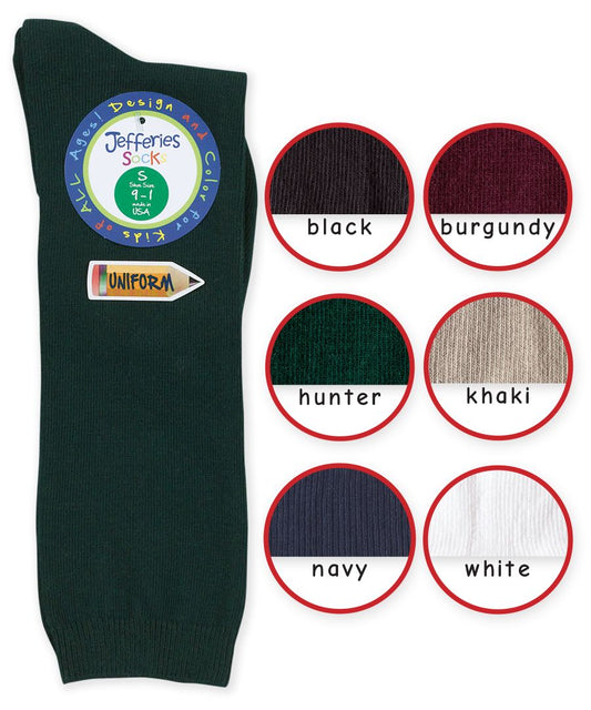 Jefferies Uniform Knee High Socks